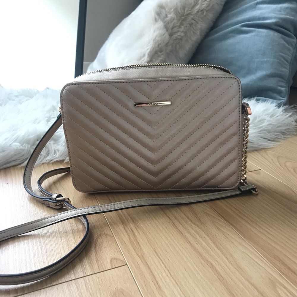 Aldo Gold Crossbody Purse